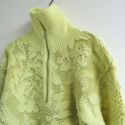 【PHOTOCOPIEU/フォトコピュー】<br>HALF-ZIP SWEATER (TATE) <br>252TAT