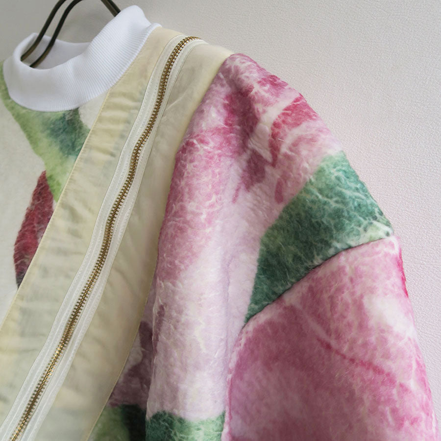 AKIKOAOKI/アキコアオキ】Blanket sweat(floral) AA23AW-SW01-01の通販