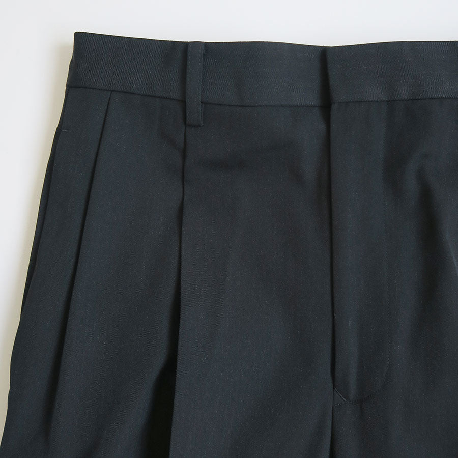 【AURALEE/オーラリー】<br>LIGHT WOOL MAX GABARDINE TWO-TUCK SLACKS <br>A25AP06MG