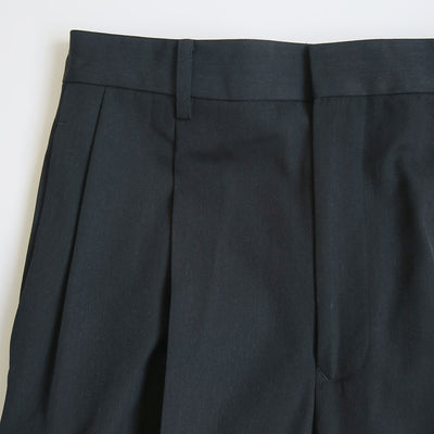 【AURALEE/オーラリー】<br>LIGHT WOOL MAX GABARDINE TWO-TUCK SLACKS <br>A25AP06MG
