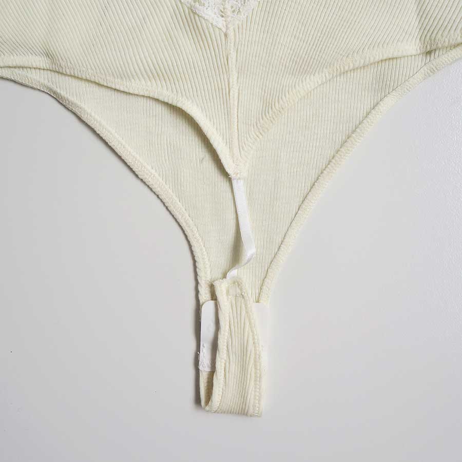 【FUMIKA UCHIDA/フミカウチダ】 <br>RIB HALTER-NECK BODYSUIT <br>W-UW005