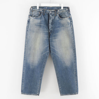 【A.PRESSE/アプレッセ】<br>No.22 Washed Wide Denim Pants <br>AP-4003