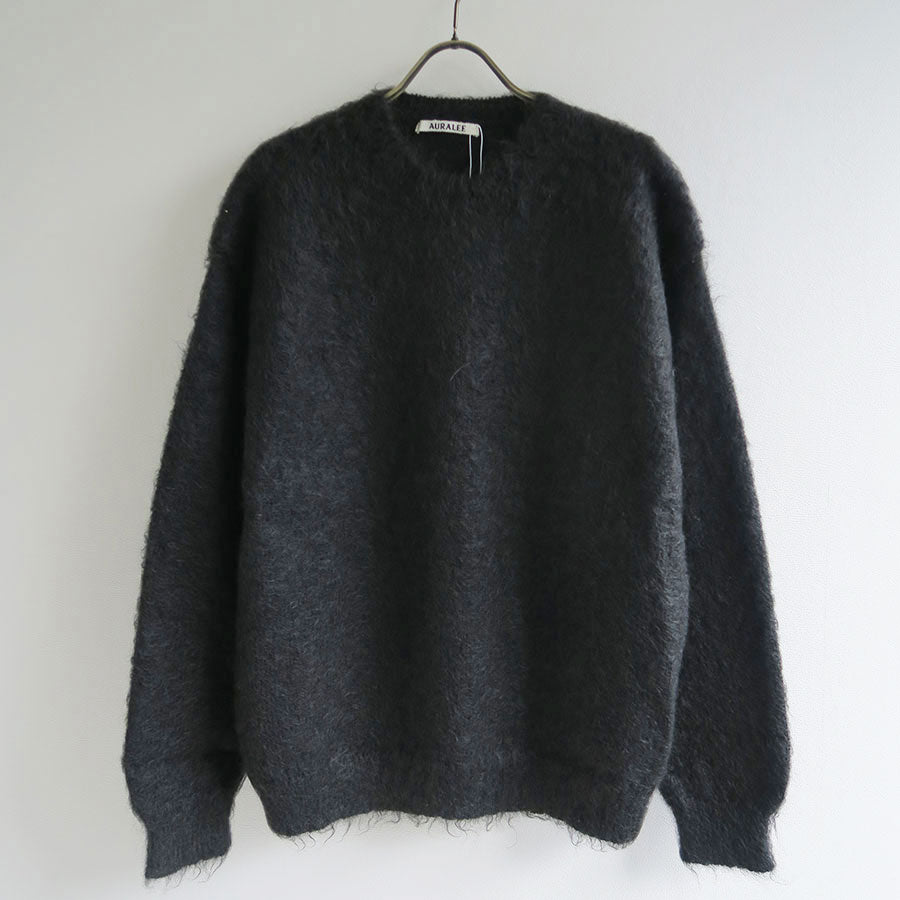 AURALEE/オーラリー】BRUSHED SUPER KID MOHAIR KNIT P/O A23AP05KMの通販 「ONENESS  ONLINE STORE」