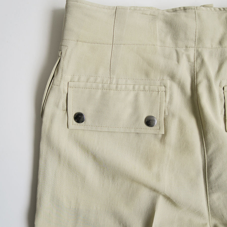 【AURALEE/オーラリー】<br>LIGHT COTTON WOOL VIYELLA CARGO PANTS <br>A25SP04KV