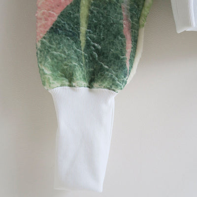 【AKIKOAOKI/アキコアオキ】<br>Blanket sweat(floral) <br>AA23AW-SW01-01