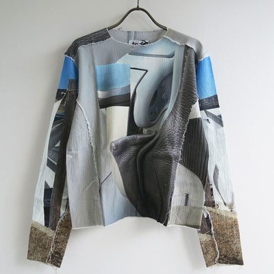 【to do kotohayokozawa/コトハヨコザワ】<br>Graphic cotton yoryu long sleeve top <br>TD23A-YR-L-G02