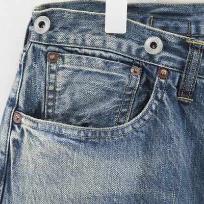 【A.PRESSE/アプレッセ】<br>No.22 Washed Wide Denim Pants <br>AP-4003