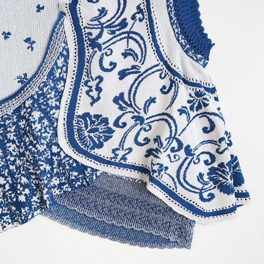 ニット/セーター【新品】mame Asymmetric Pattern Knitted Top 