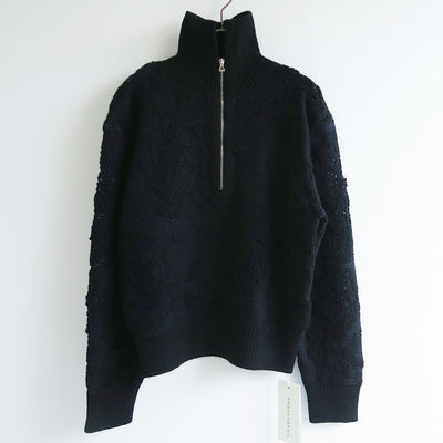 【PHOTOCOPIEU/フォトコピュー】<br>HALF-ZIP SWEATER (TATE) <br>252TAT