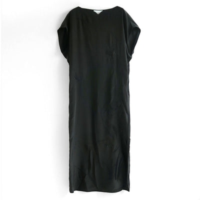 【Mame Kurogouchi/マメ】<br>Silk Cupra Floral Embroidery Dress <br>MM23PF-DR701