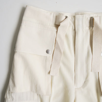 【AURALEE/オーラリー】<br>LIGHT COTTON WOOL VIYELLA CARGO PANTS <br>A25SP04KV