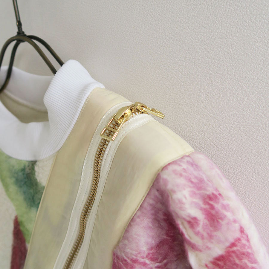 AKIKOAOKI/アキコアオキ】Blanket sweat(floral) AA23AW-SW01-01の通販