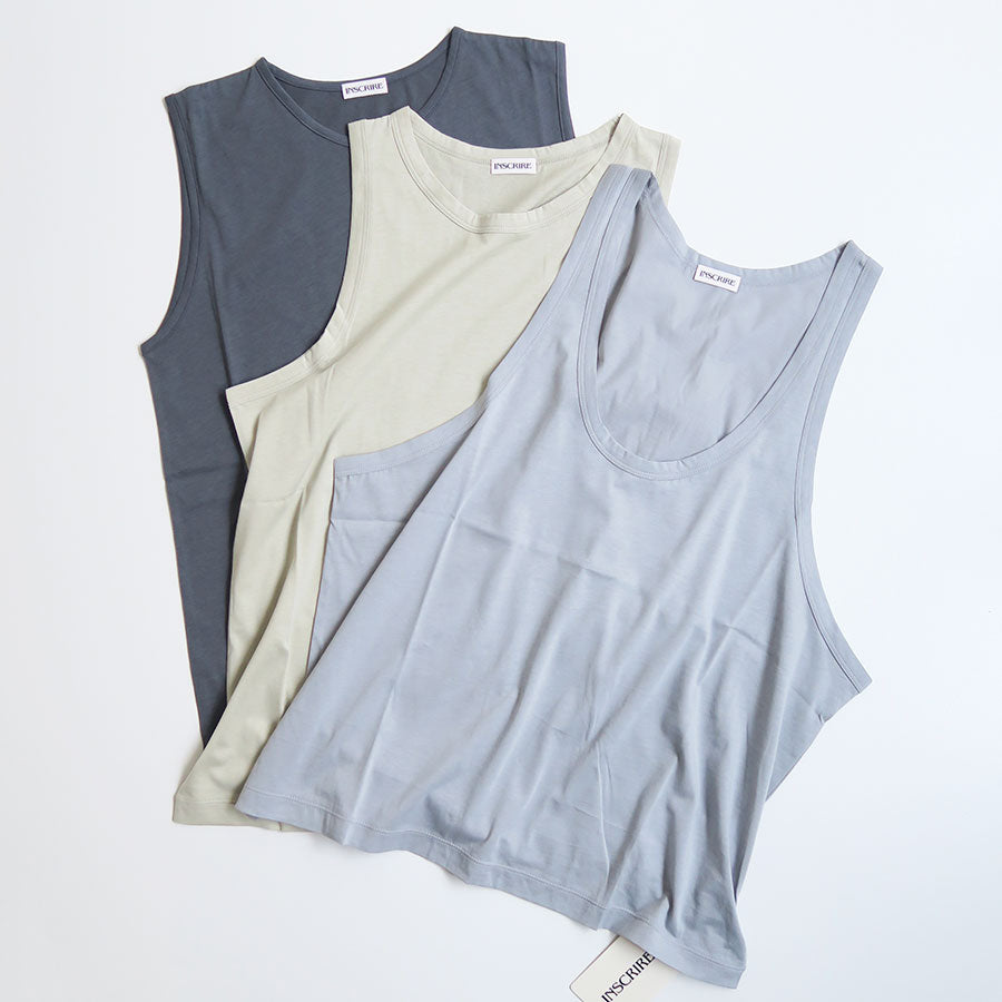 【INSCRIRE/アンスクリア】<br>Light Jersey Layered T/T <br>I25SS-CUT17