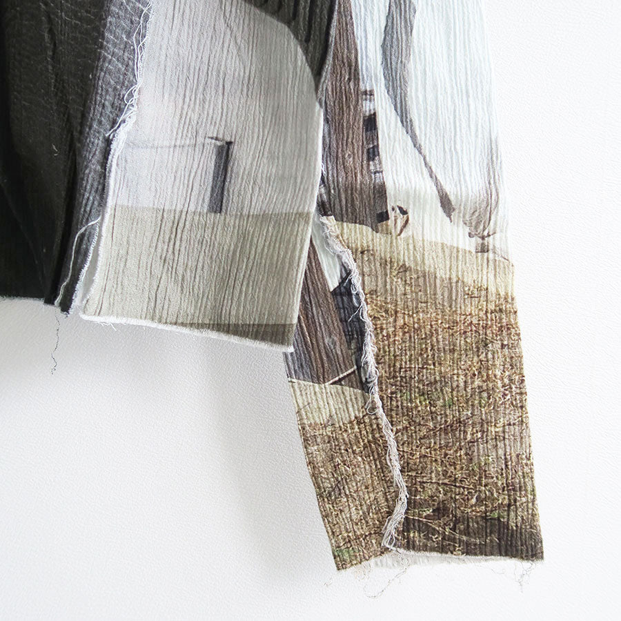 【to do kotohayokozawa/コトハヨコザワ】<br>Graphic cotton yoryu long sleeve top <br>TD23A-YR-L-G02