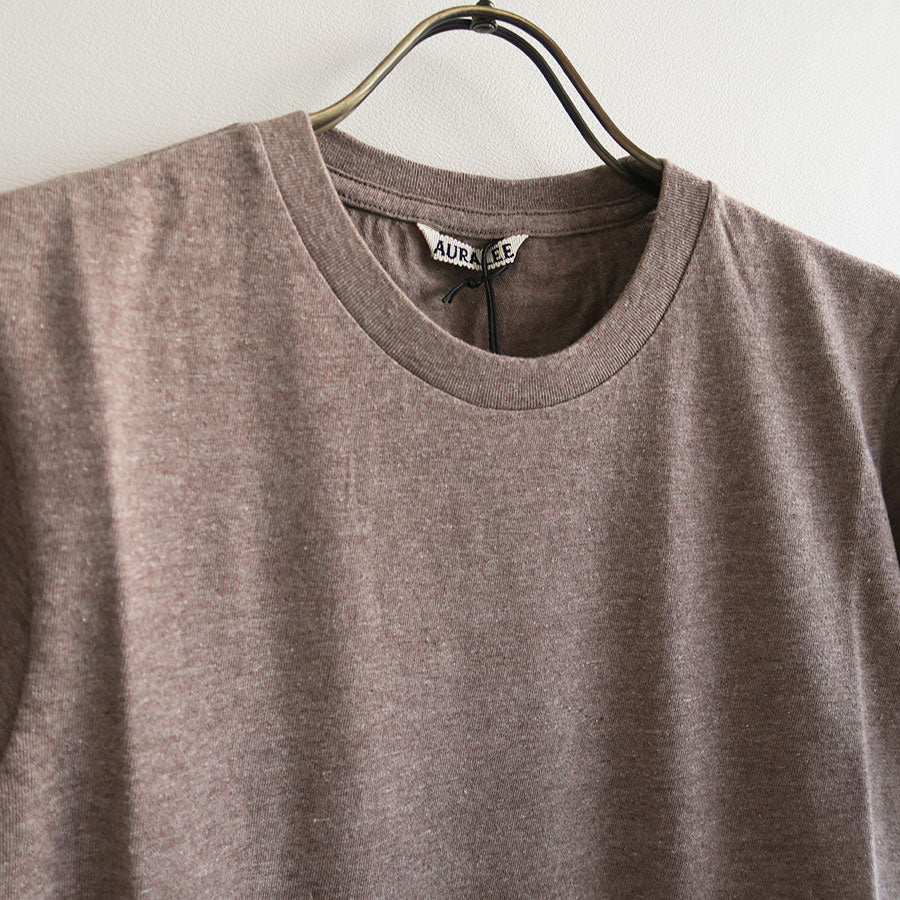 【AURALEE/オーラリー】<br>SEAMLESS CREW NECK TEE <br>A00T04ST