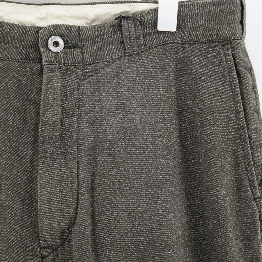 A.PRESSE/アプレッセ】Vintage Black Chambray Work Pants 26SAP-04-37