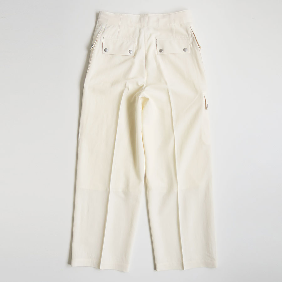 【AURALEE/オーラリー】<br>LIGHT COTTON WOOL VIYELLA CARGO PANTS <br>A25SP04KV