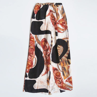 【Mame Kurogouchi/マメ】<br>Marble Print Trousers <br>MM23FW-PT021