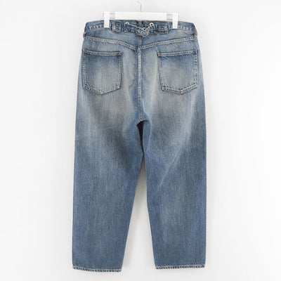 【A.PRESSE/アプレッセ】<br>No.22 Washed Wide Denim Pants <br>AP-4003