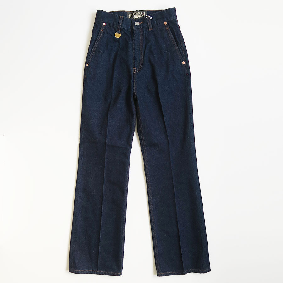 【PHOTOCOPIEU/フォトコピュー】<br>HI-WAIST DENIM PANTS (DAPHNE) <br>242DPN