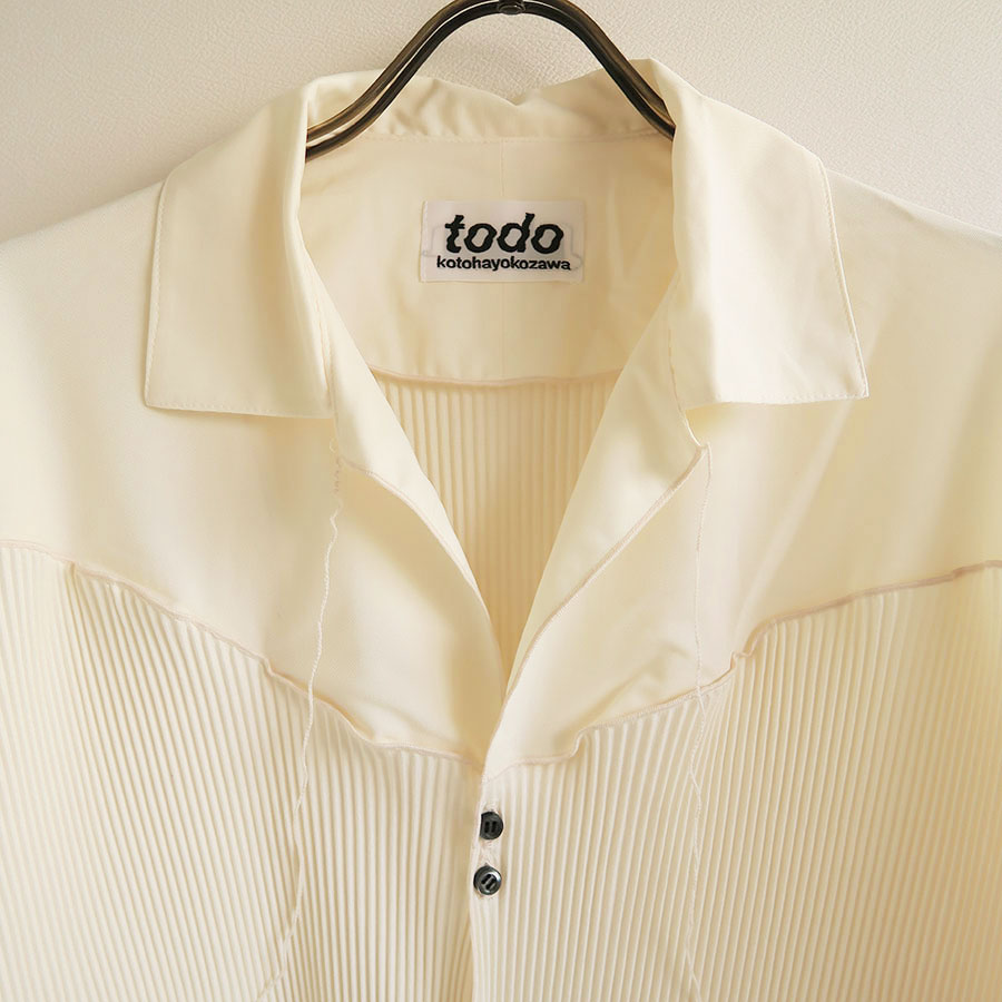 【to do kotohayokozawa/コトハヨコザワ】<br>Todo wave shirts <br>TD23A-SH