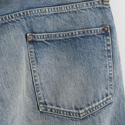 【A.PRESSE/アプレッセ】<br>No.22 Washed Wide Denim Pants <br>AP-4003