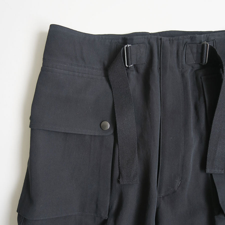 【AURALEE/オーラリー】<br>LIGHT COTTON WOOL VIYELLA CARGO PANTS <br>A25SP04KV