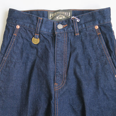 【PHOTOCOPIEU/フォトコピュー】<br>HI-WAIST DENIM PANTS (DAPHNE) <br>242DPN