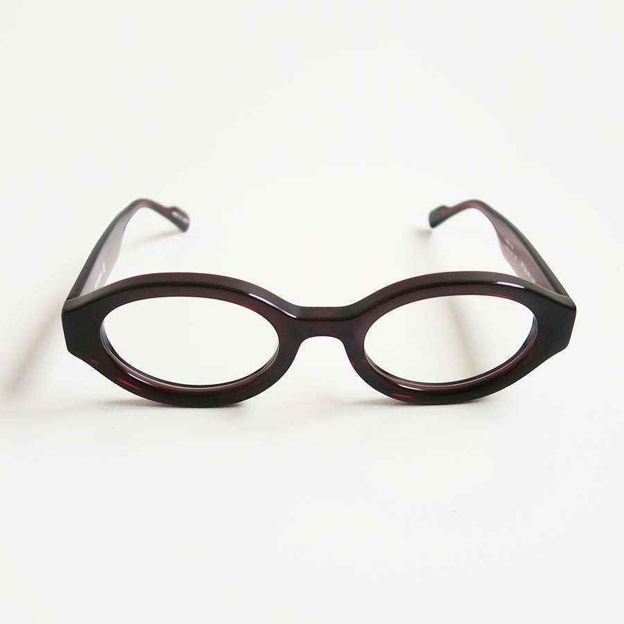 BLANC OVAL TELEVISION-CUT GLASSES – FETICO Official Online Shop
