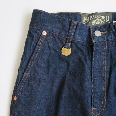 【PHOTOCOPIEU/フォトコピュー】<br>HI-WAIST DENIM PANTS (DAPHNE) <br>242DPN