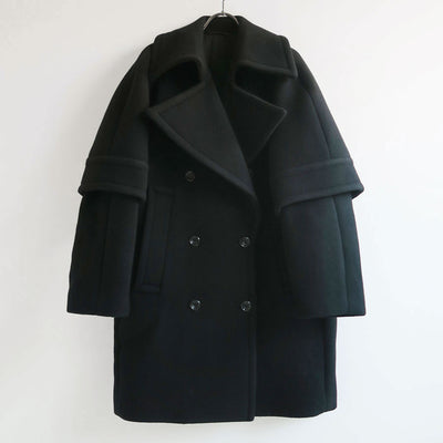 【PHOTOCOPIEU/フォトコピュー】<br>DOUBLE-BREASTED COAT (EVA) <br>232EVA