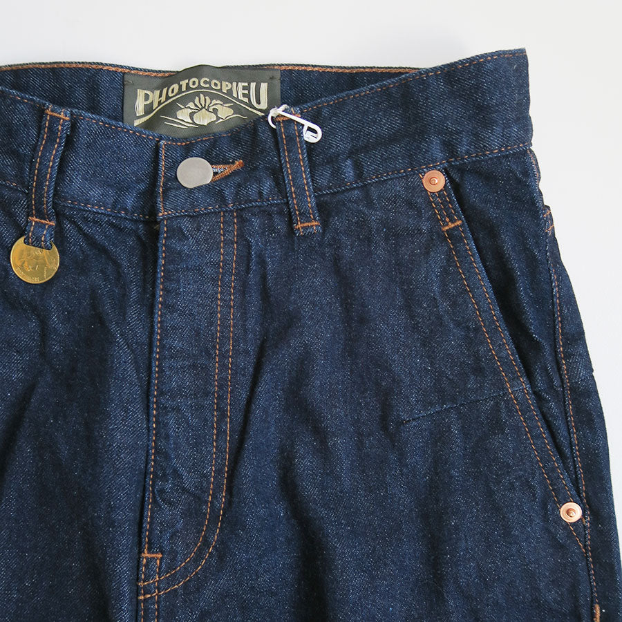 【PHOTOCOPIEU/フォトコピュー】<br>HI-WAIST DENIM PANTS (DAPHNE) <br>242DPN