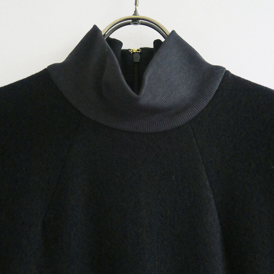 【EBONY/エボニー】<br>Wool Wrap dress <br>E23AW/D-04