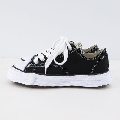 【Maison MIHARA YASUHIRO】<br>"PETERSON23" OG Sole Canvas Low-top Sneaker (BLACK) <br>A11FW702