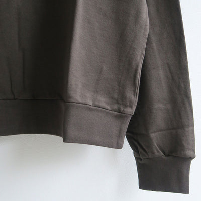 【9/5からポイント10%還元】<br>【AURALEE/オーラリー】<br>SUPER HIGH GAUGE SWEAT HALF ZIP P/O <br>A25AP03CU