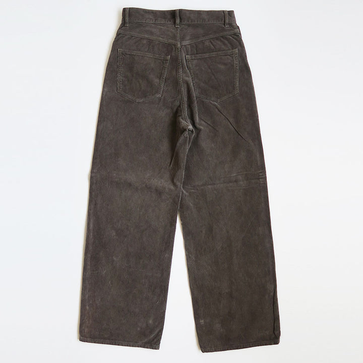 AURALEE/オーラリー】GARMENT-DYED FINX CORDUROY 5P WIDE PANTS