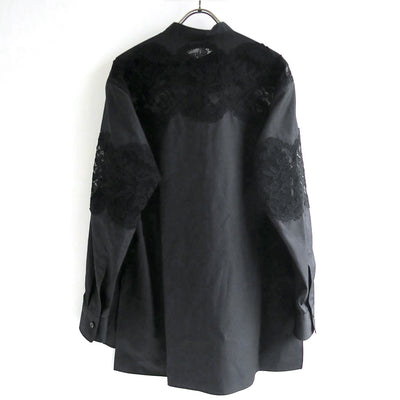 【BOWTE/バウト】<br>LACE PANELED DRESS SHIRT <br>232-01-0006