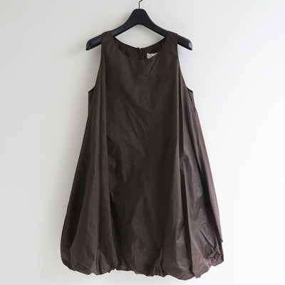 【AMOMENTO/アモーメント】<br>NYLON VOLUME MINI DRESS <br>AM25SSW04DR