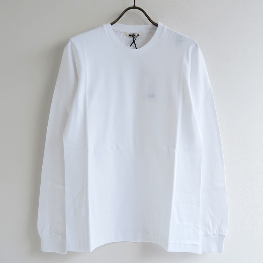 【AURALEE/オーラリー】<br>SEAMLESS L/S TEE <br>A00T05ST