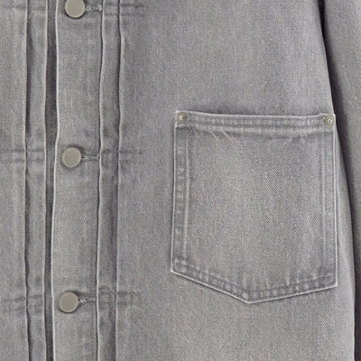 【Unlikely/アンライクリー】<br>Unlikely Time Travel Trucker Jacket Gray Denim <br>U25F-18-0011