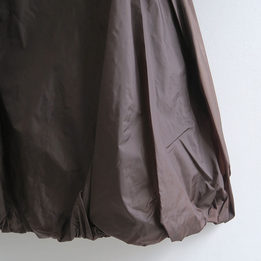AMOMENTO/アモーメント】NYLON VOLUME MINI DRESS AM25SSW04DRの通販 