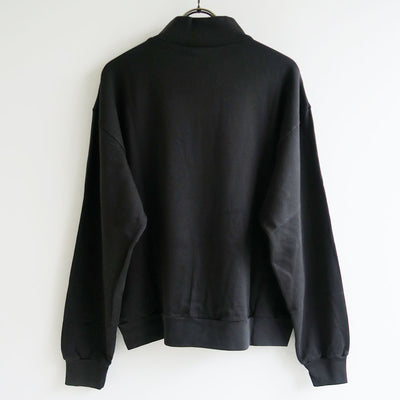【9/5からポイント10%還元】<br>【AURALEE/オーラリー】<br>SUPER HIGH GAUGE SWEAT HALF ZIP P/O <br>A25AP03CU