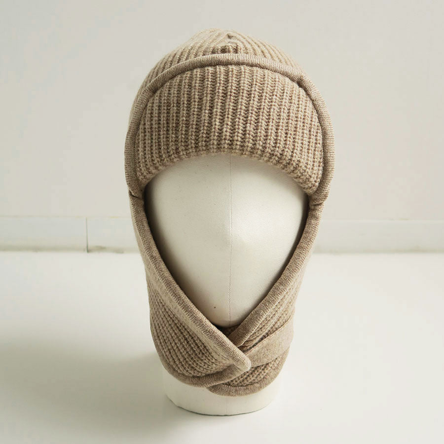 FUMIE TANAKA/フミエタナカ】ear cover knit cap F23A-77の通販