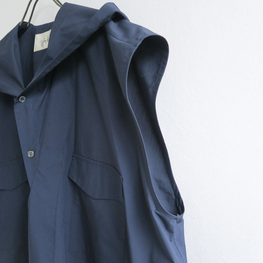 JUN MIKAMI/ジュンミカミ】フードノースリーブシャツ 25SS-5-Jの