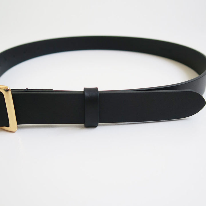 【新品】オーラリー SQUARE BUCKLE BELT 黒 AURALEE/オーラリー】SQUARE BUCKLE BELT A00B06RPの通販