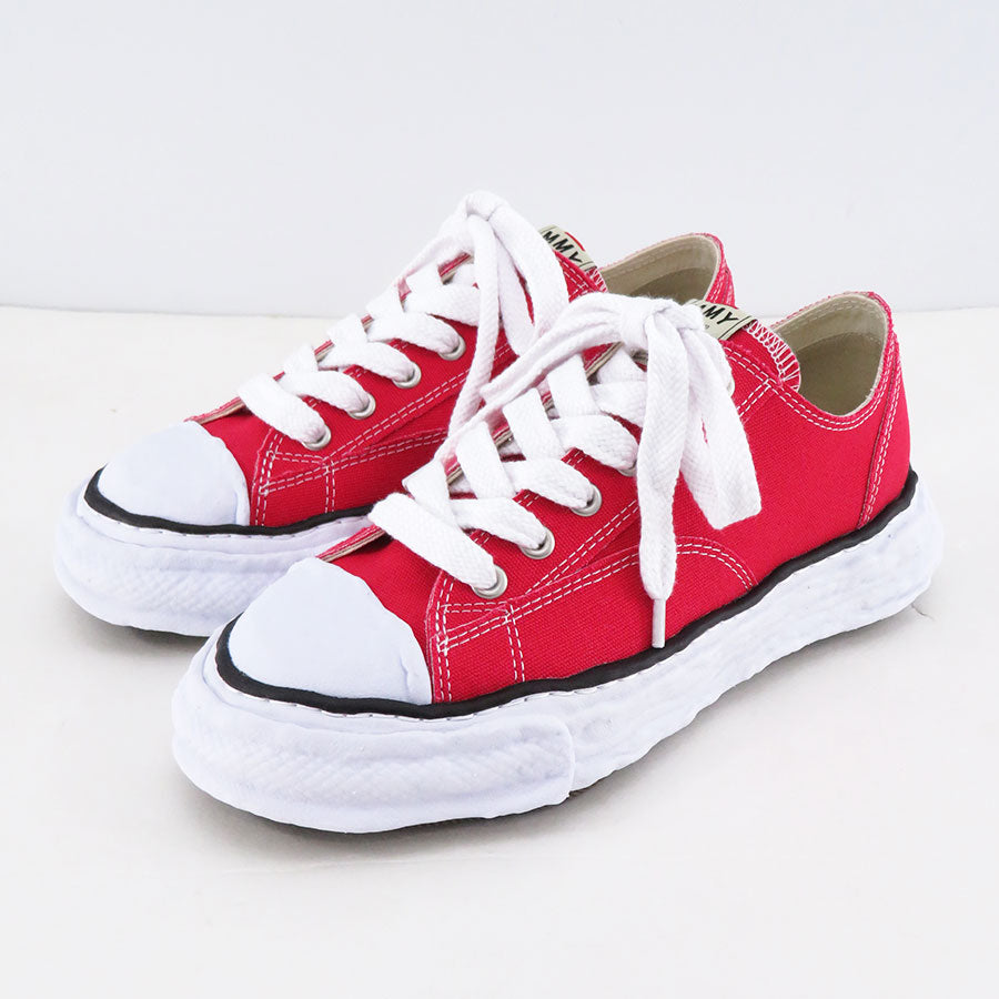 【Maison MIHARA YASUHIRO】<br>"PETERSON23" OG Sole Canvas Low-top Sneaker (RED) <br>A11FW702