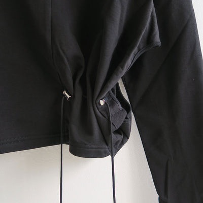 【PHOTOCOPIEU/フォトコピュー】<br>DRAWSTRING DETAIL TOP (MIA) <br>242MIA