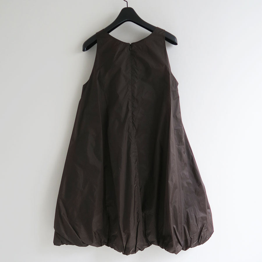 【AMOMENTO/アモーメント】<br>NYLON VOLUME MINI DRESS <br>AM25SSW04DR