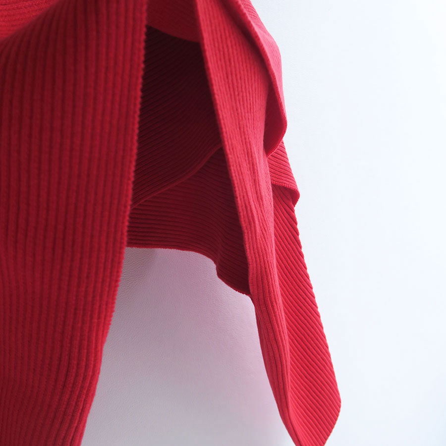 【IIROT/イロット】<br>Cotton wool layered knit <br>024-023-KT56