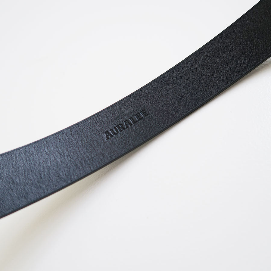 AURALEE/オーラリー】SQUARE BUCKLE BELT A00B07RPの通販 「ONENESS